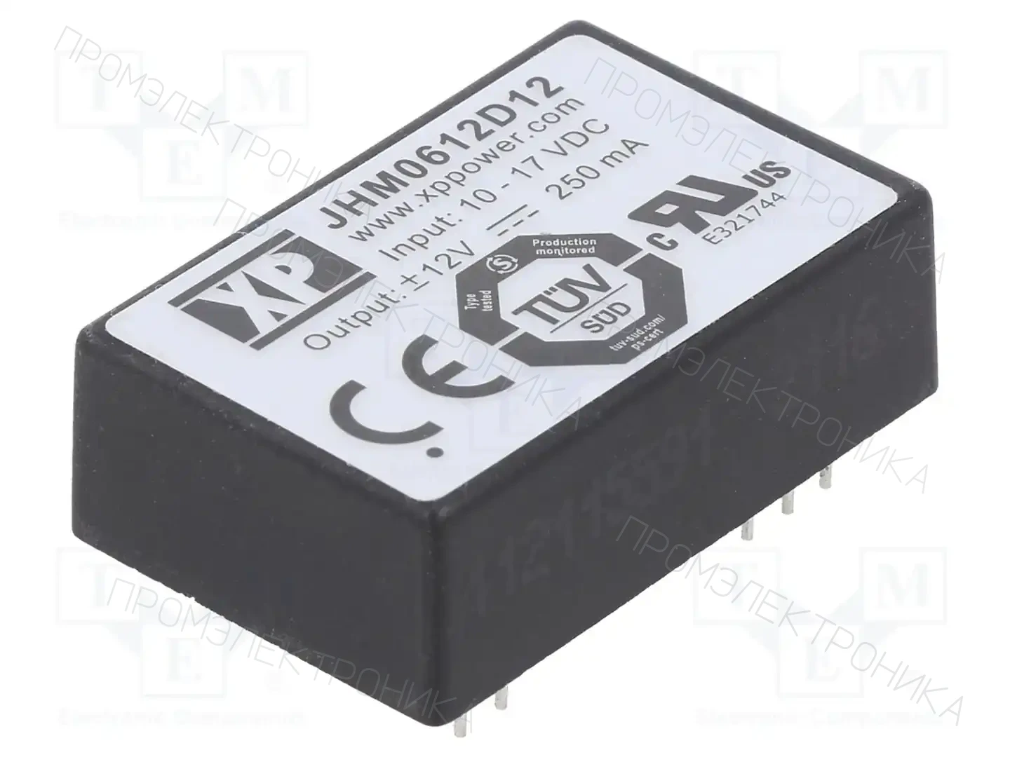 XP POWER JHM0612D12 — Преобразователи DC/DC