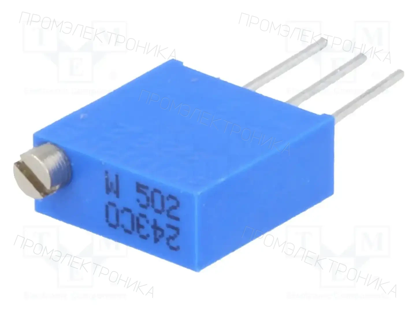 BOURNS 3292W-1-502LF — Потенциометры THT многооборотные 3/8 дм