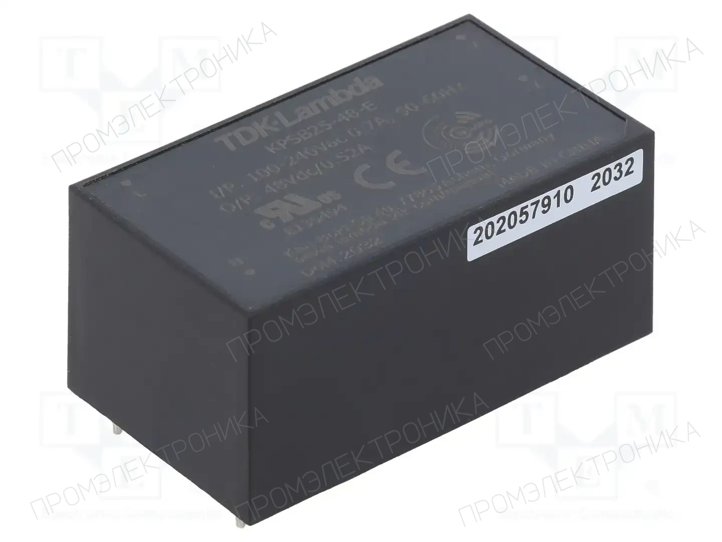 TDK-LAMBDA KPSB25-48-E — Преобразователи AC/DC для PCB