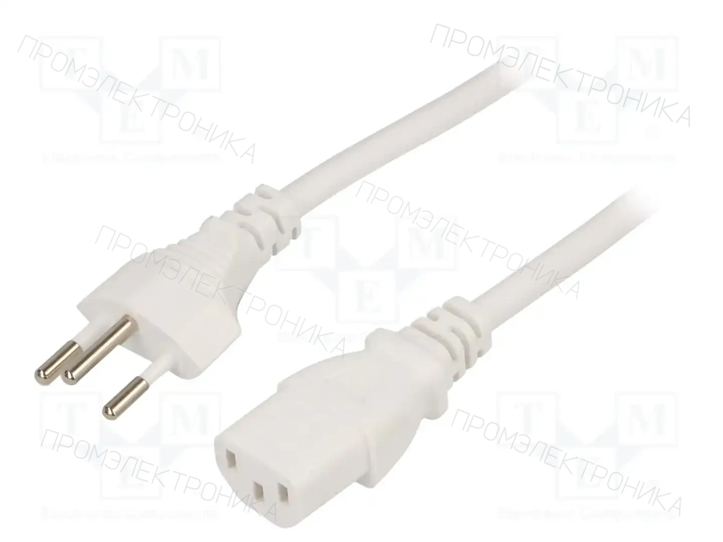 LIAN DUNG LT-313+501 H05VV-F 3X1.0 WHT 3M — Кабели питания компьютерные и универс
