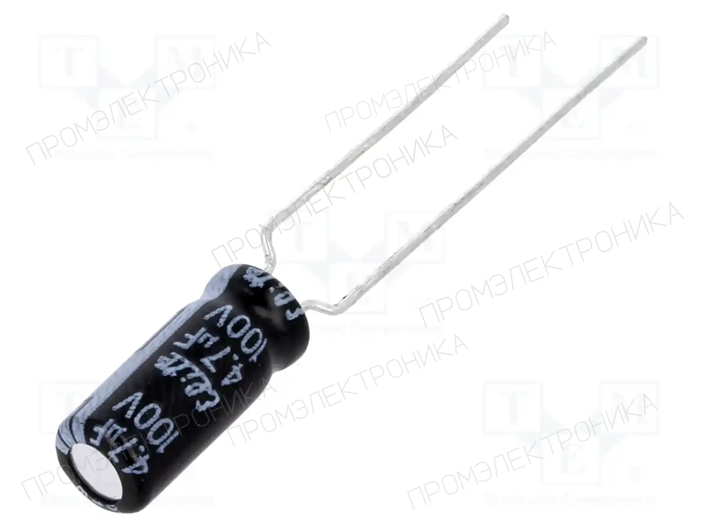 Elite PF2A4R7MPN0511U — Конденсаторы электролитические THT