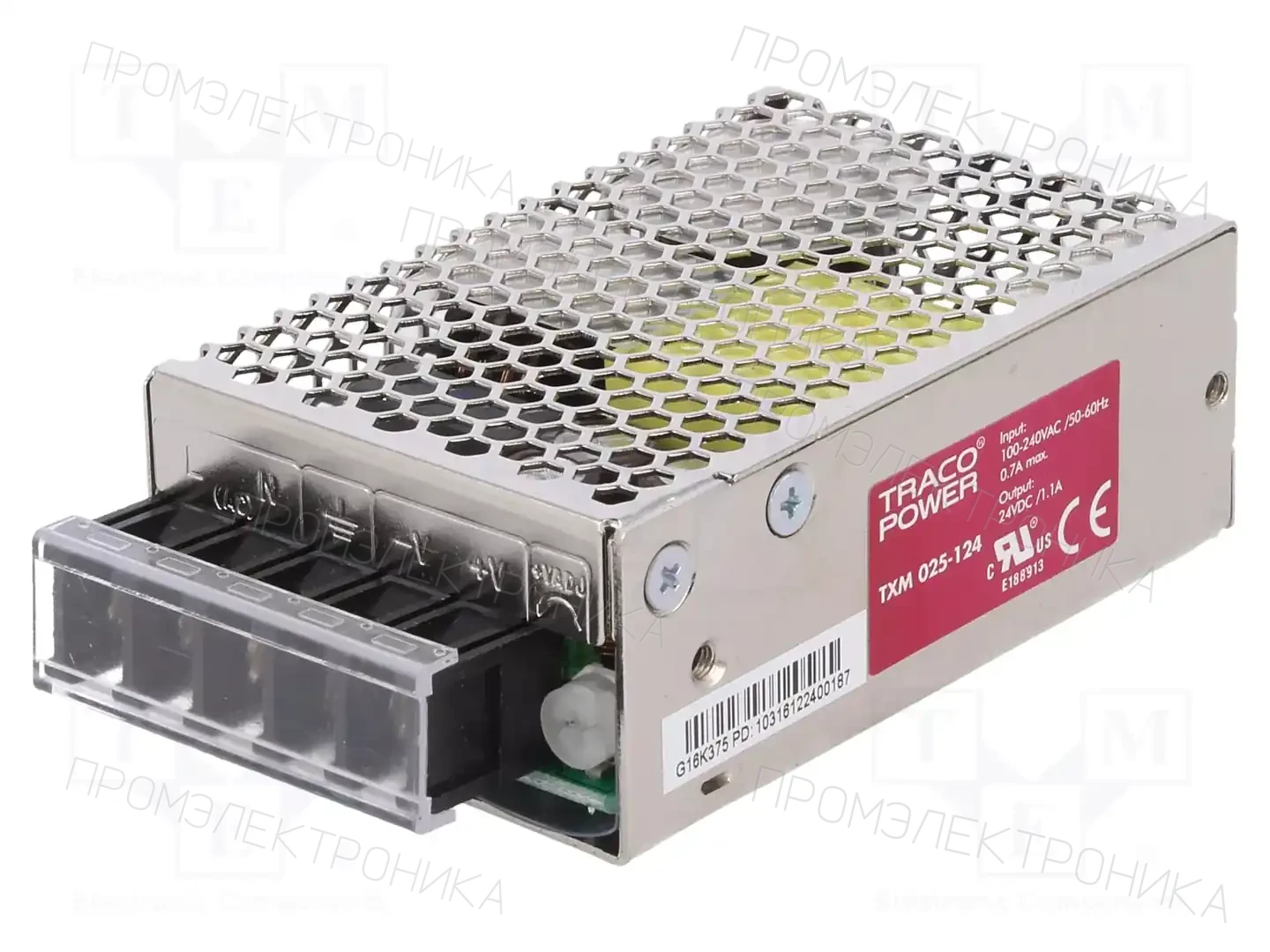TRACO POWER TXM 025-124 — Блоки питания для встраивания