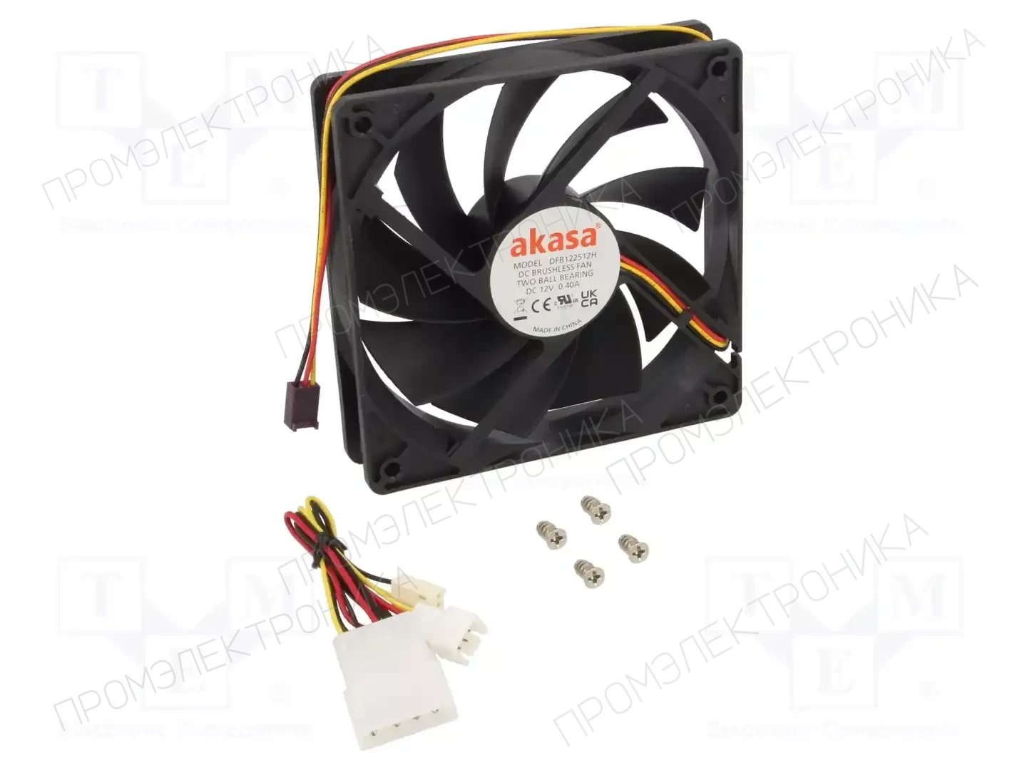 Akasa AK-174BKT-B — Вентиляторы DC 12V