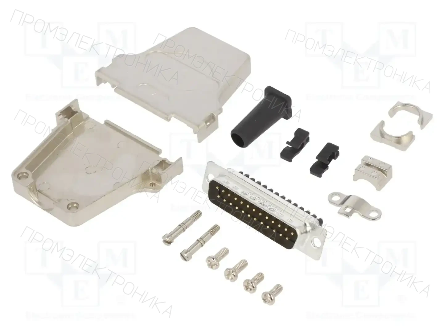 AMPHENOL COMMUNICATIONS SOLUTIONS L17DTZF25-RG+L717DB25PST — Комплектные штекеры D-Sub