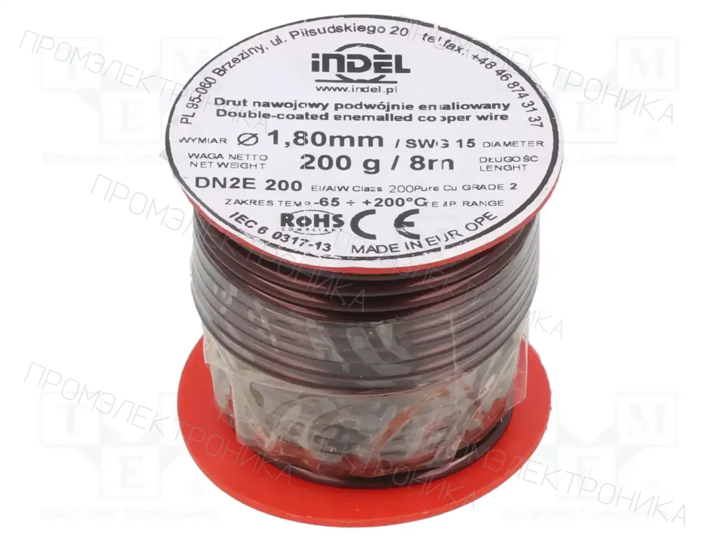 INDEL DN2E1,80-200G — Проволока обмоточная