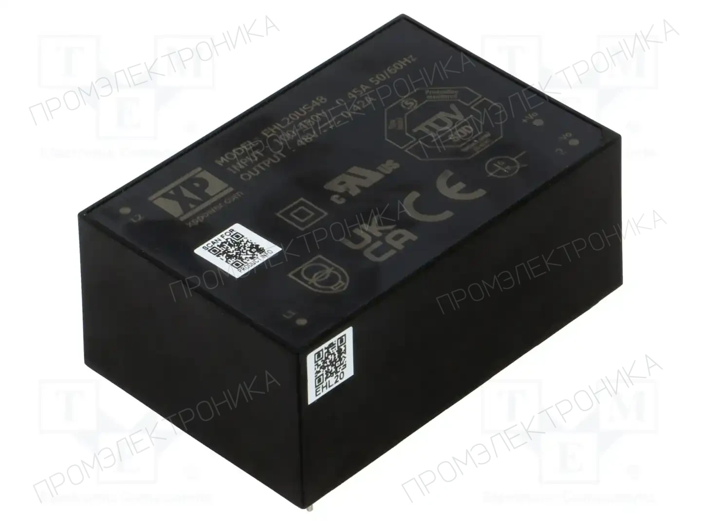 XP POWER EHL20US48 — Преобразователи AC/DC для PCB