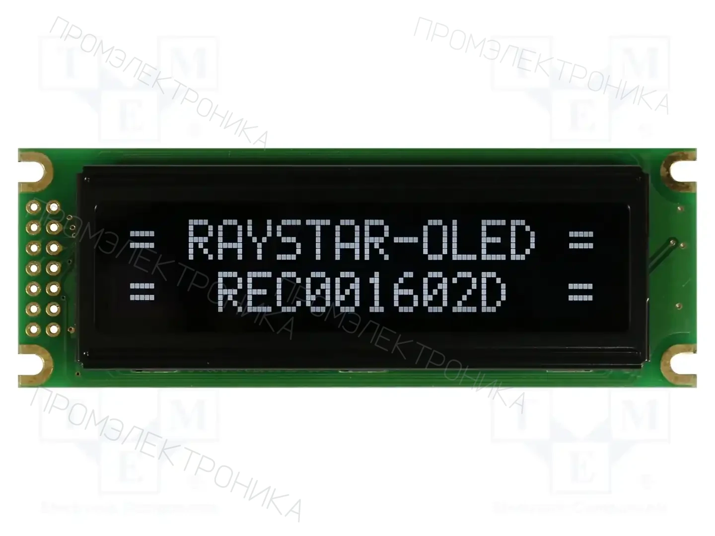 RAYSTAR OPTRONICS REC001602DWPP5N00100 — Дисплеи OLED буквенно-цифровые