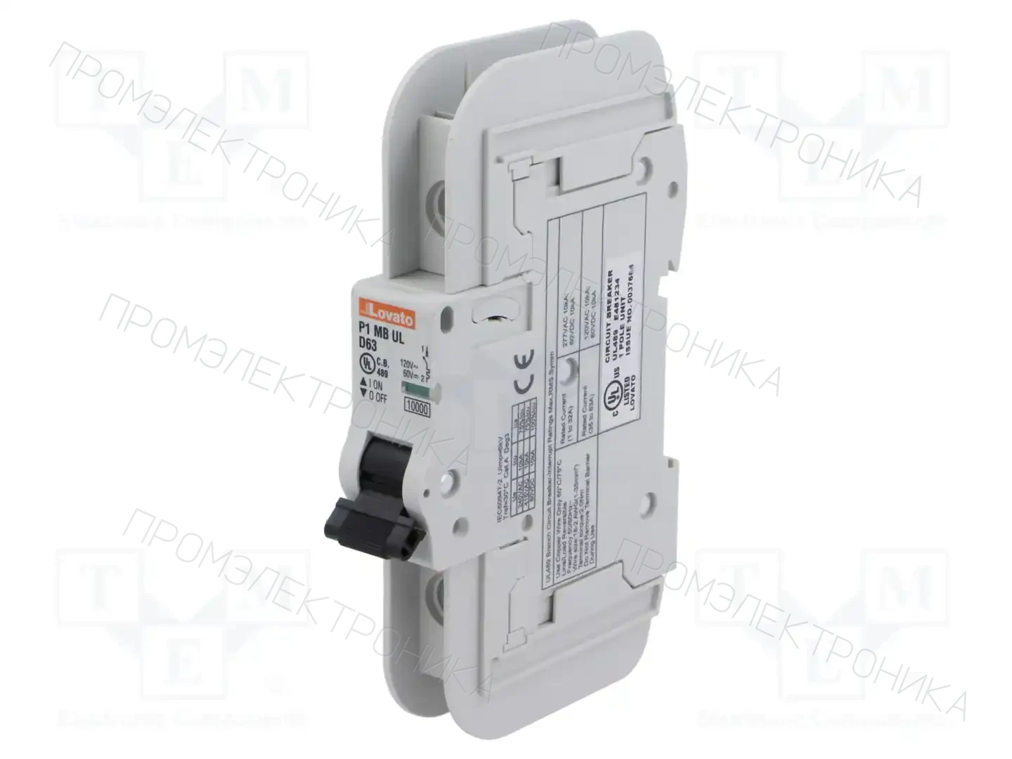 LOVATO ELECTRIC P1MBUL1PD63 — Выключатели максимального тока