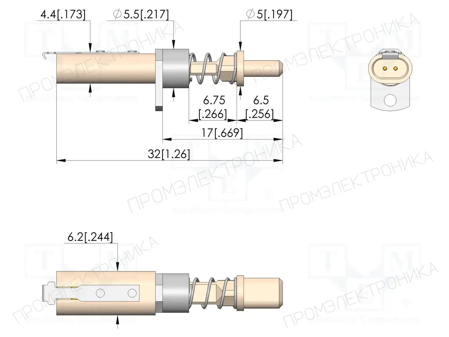 INGUN HFS-804 306 090 A 5442 MTD — Измерительные щупы