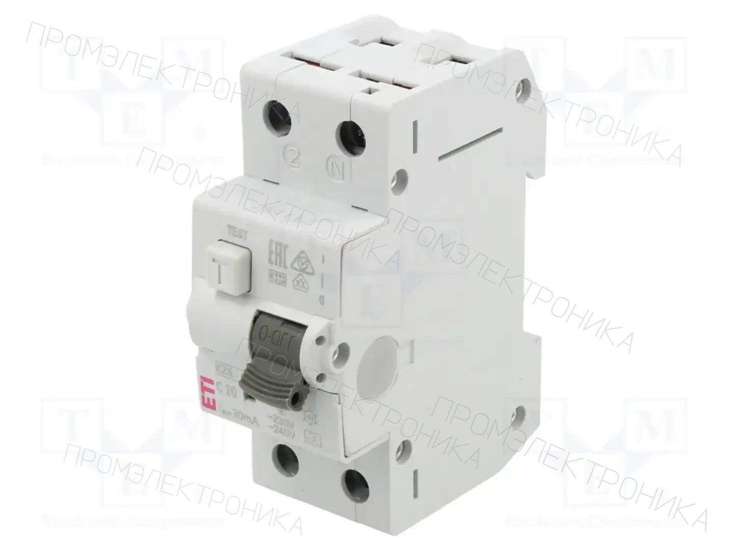 ETI POLAM KZS-2M A C20/0.03 — Дифференциальные выключатели