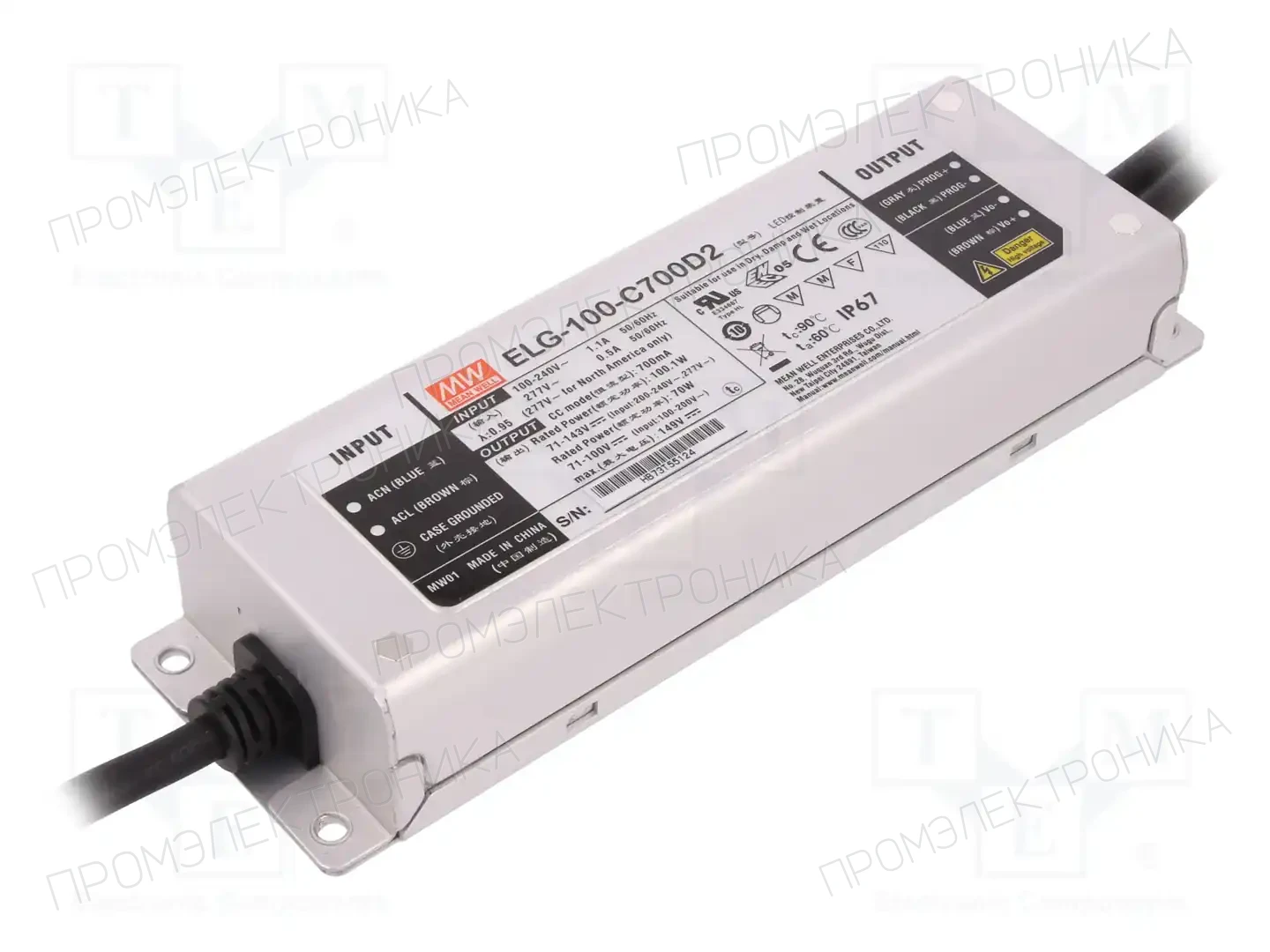 MEAN WELL ELG-100-C700D2 — Блоки питания для LED