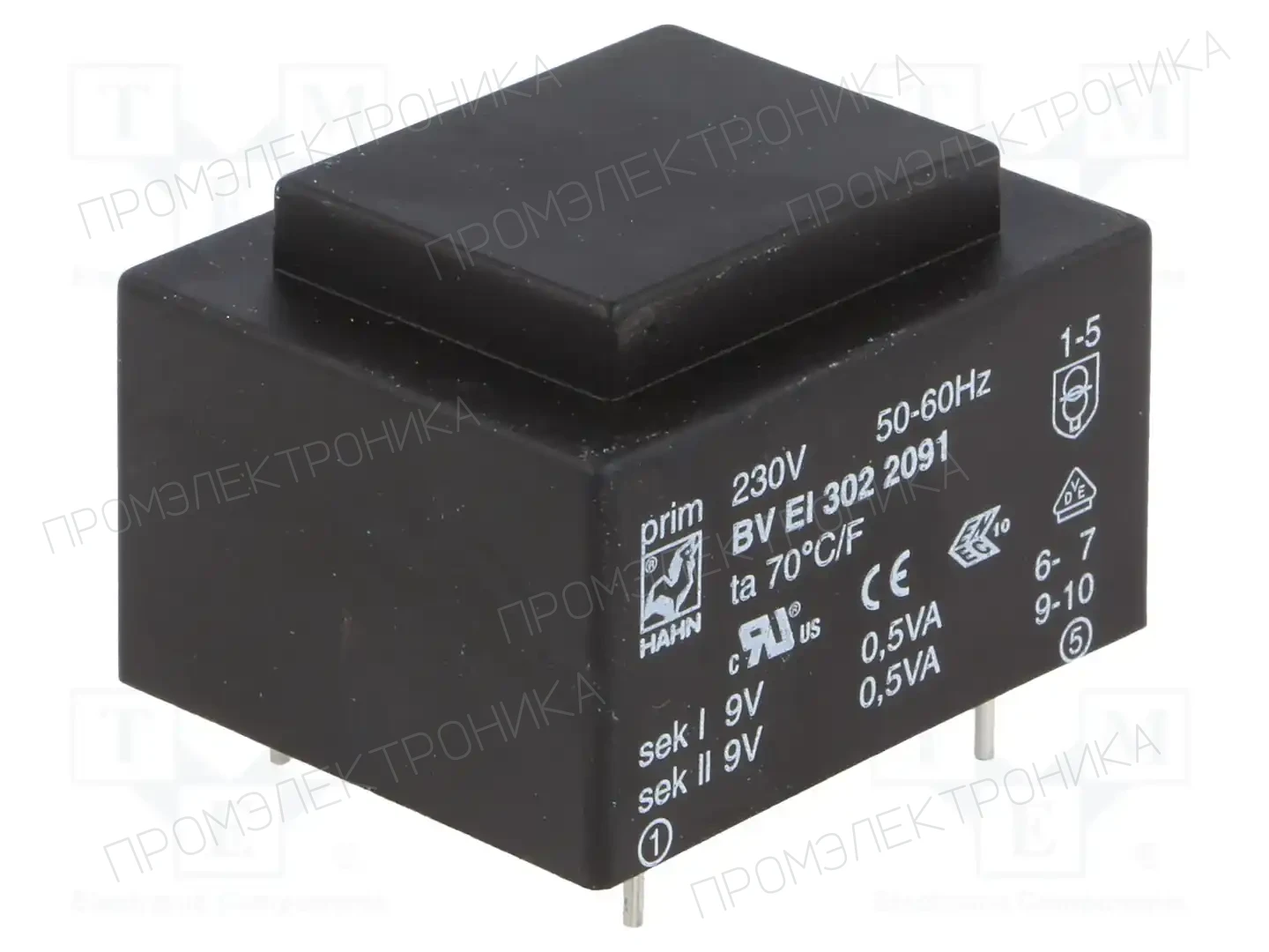 HAHN BV EI 302 2091 — Трансформаторы PCB