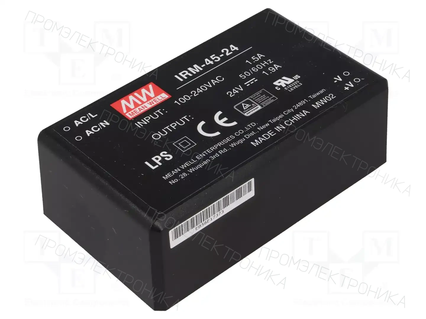 MEAN WELL IRM-45-24 — Преобразователи AC/DC для PCB