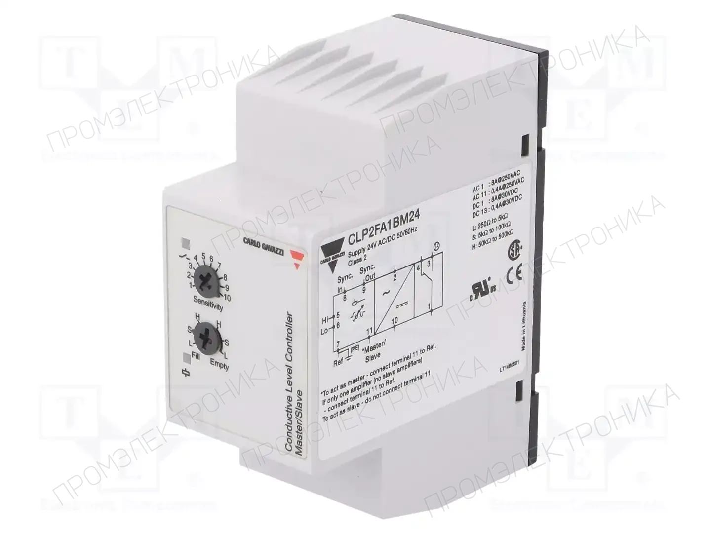 CARLO GAVAZZI CLP2FA1BM24 — Контрольные реле