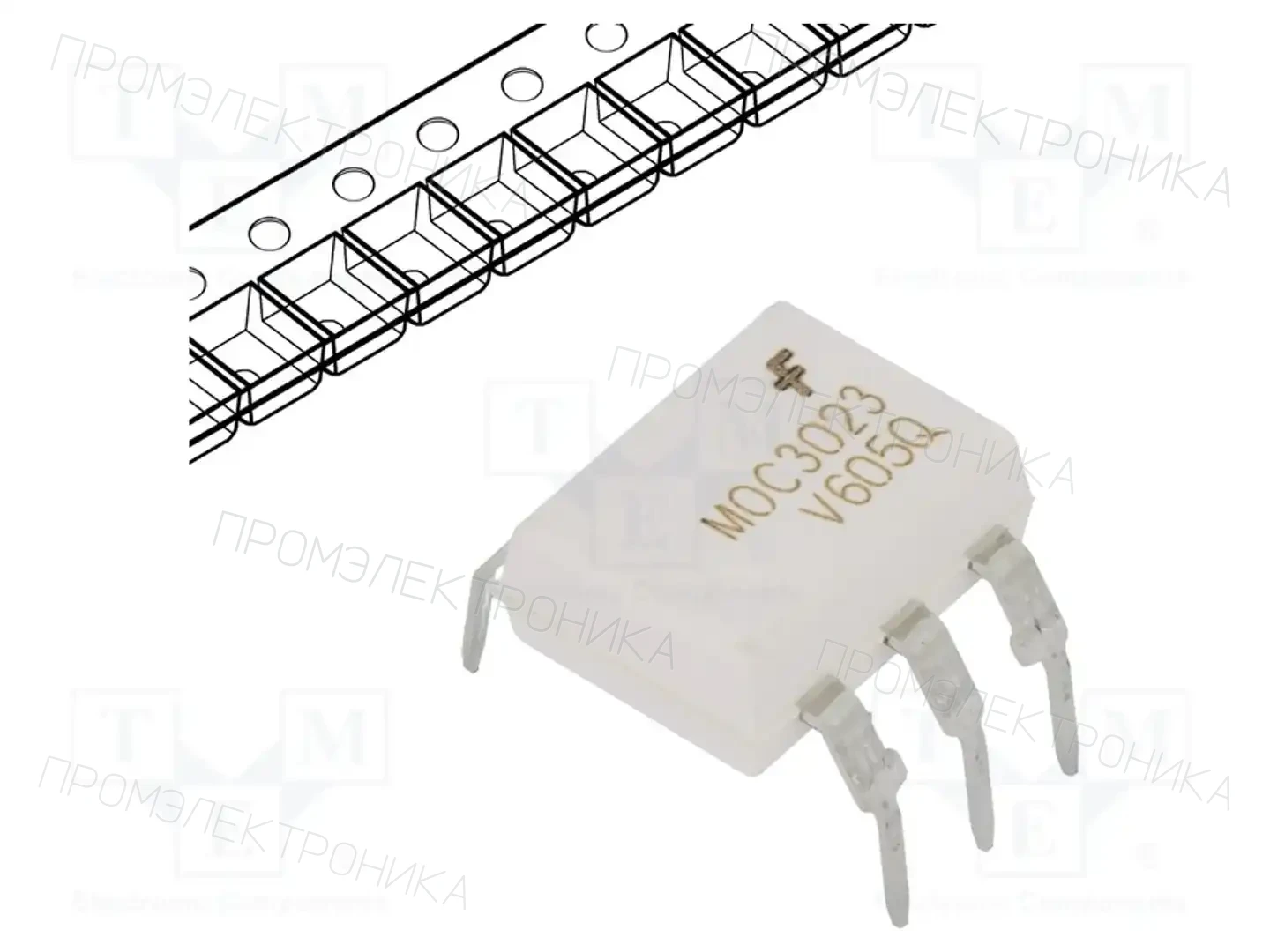 onsemi MOC3023TVM — Оптотриаки