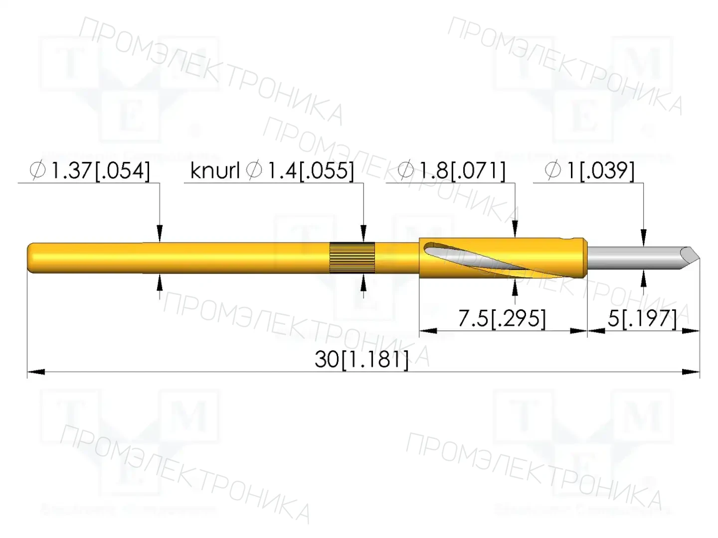 INGUN GKS-725 257 100 R 1507 S — Измерительные щупы