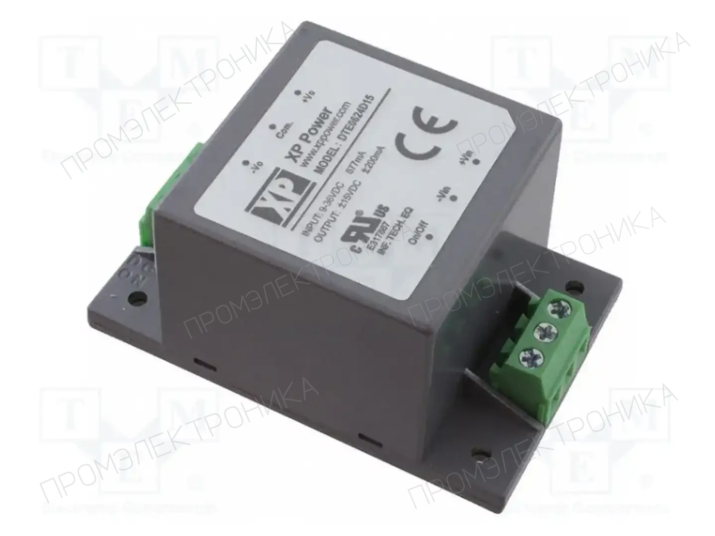 XP POWER DTE0624D15 — Преобразователи DC/DC