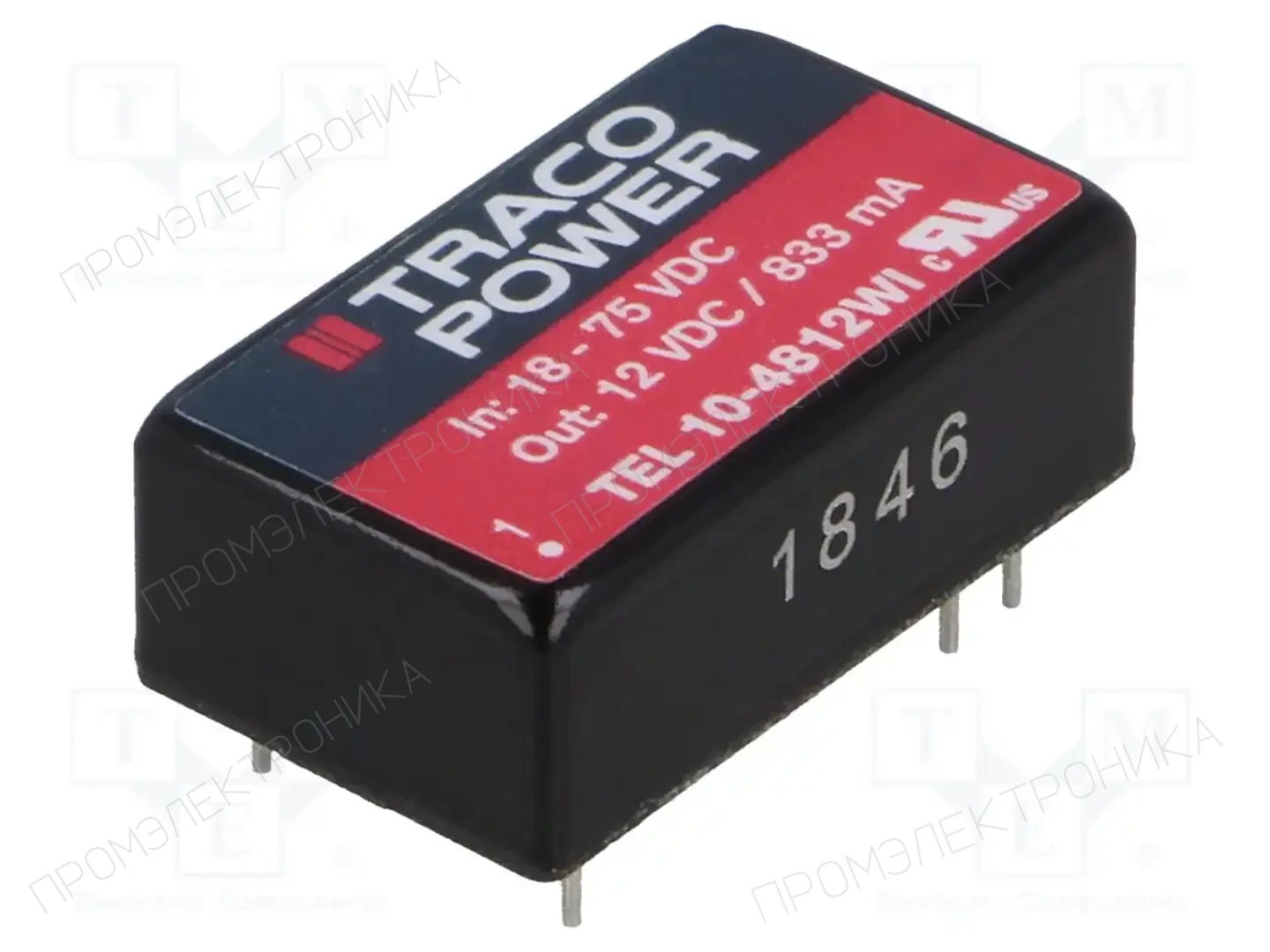 TRACO POWER TEL 10-4812WI — Преобразователи DC/DC