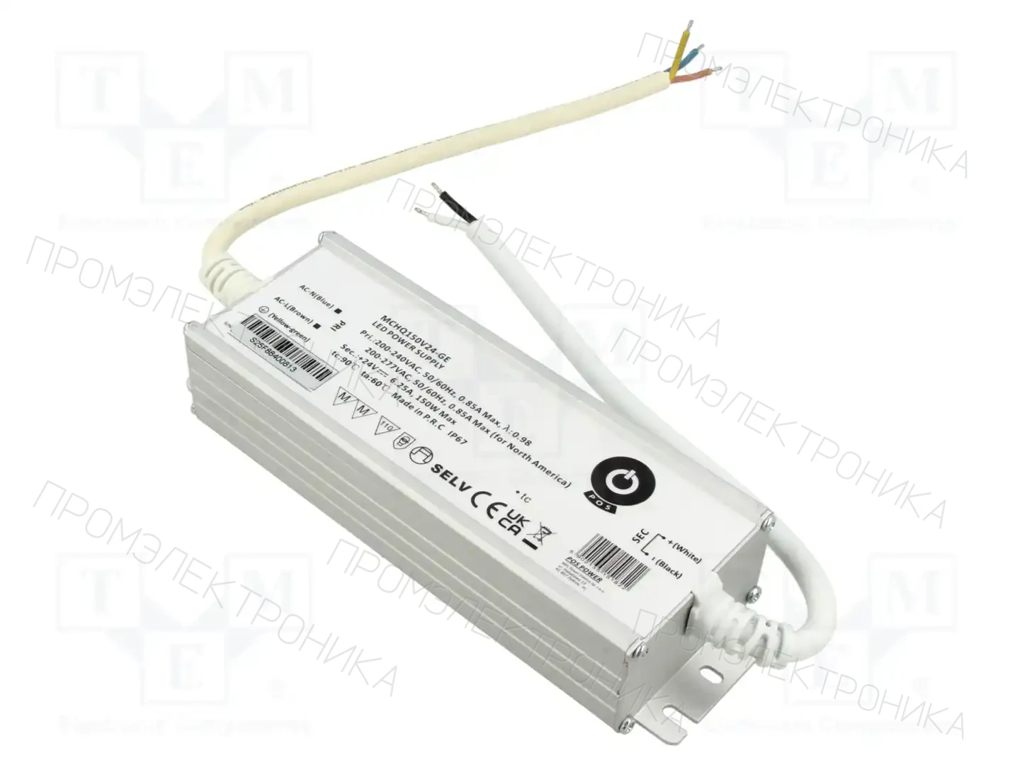 POS MCHQ150V24-GE — Блоки питания для LED