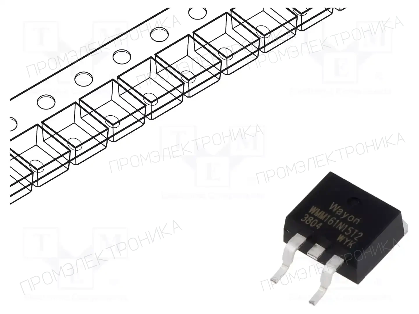 WAYON WMM161N15T2 — Транзисторы с каналом N SMD