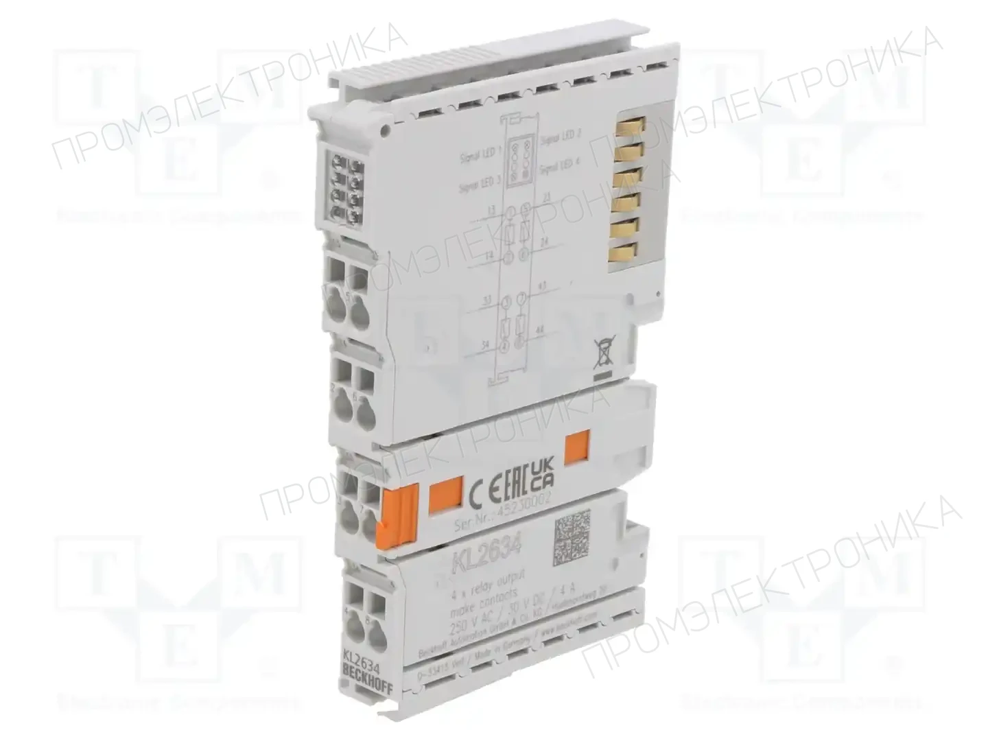 Beckhoff Automation KL2634 — Системы и модули ввода/вывода (I/O)