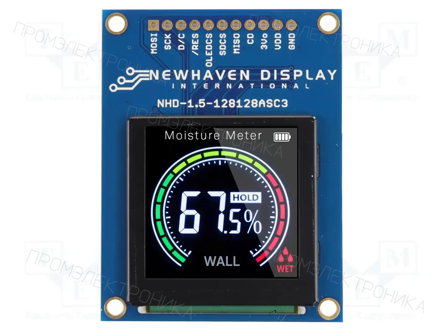 NEWHAVEN DISPLAY INTERNATIONAL NHD-1.5-128128ASC3 — Дисплеи OLED графические