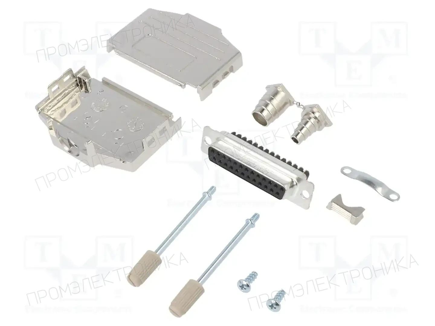 AMPHENOL COMMUNICATIONS SOLUTIONS L17DPPK25-M+L77DB25SST — Комплектные штекеры D-Sub