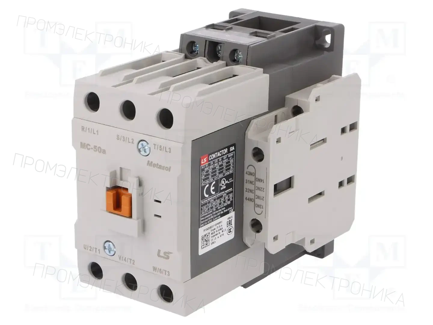 LS ELECTRIC MC-50A 230VAC 1A1B — Контакторы - главные модули