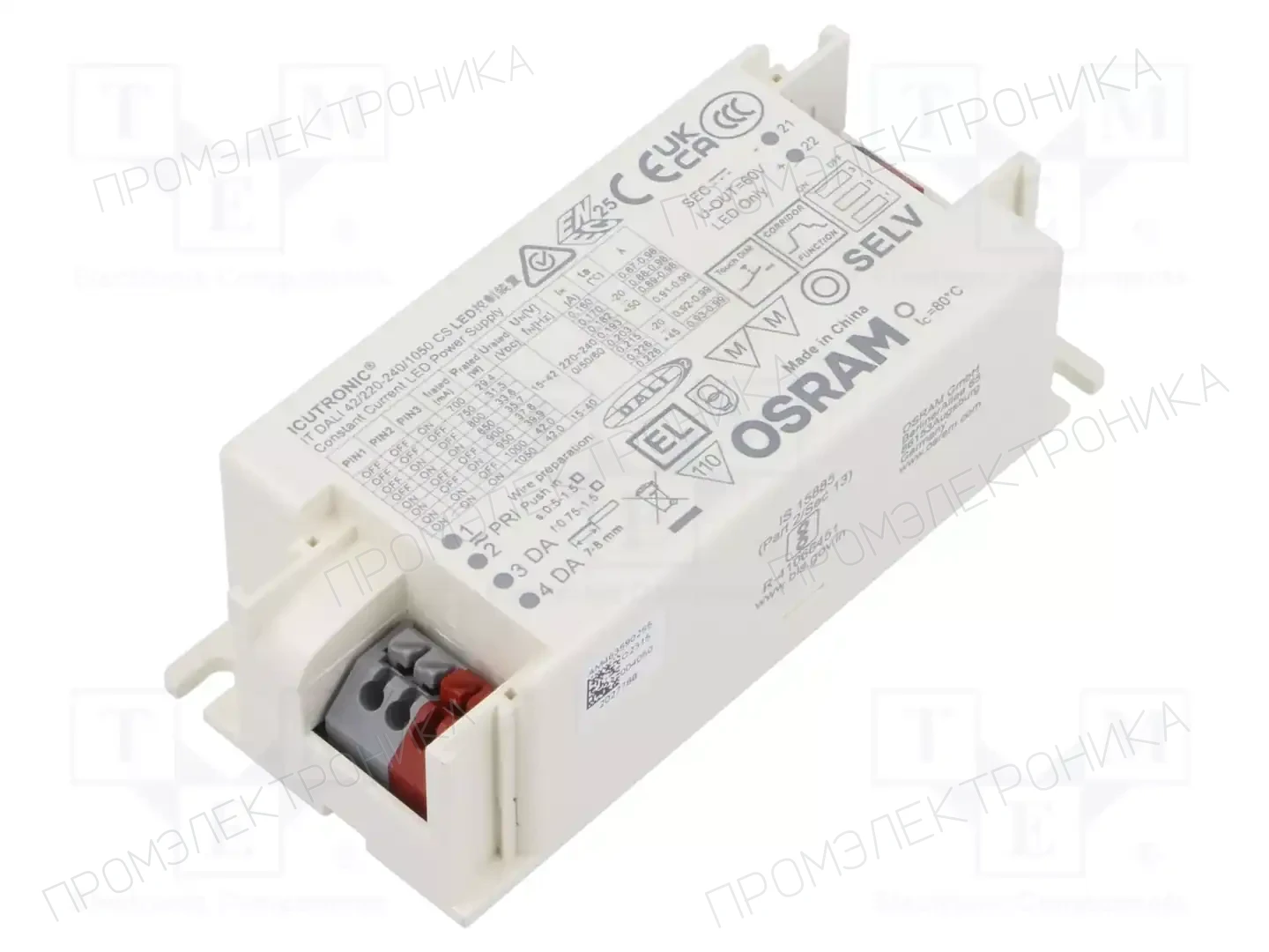 ams OSRAM IT DALI 42/220-240/1A0 CS DIM — Блоки питания для LED