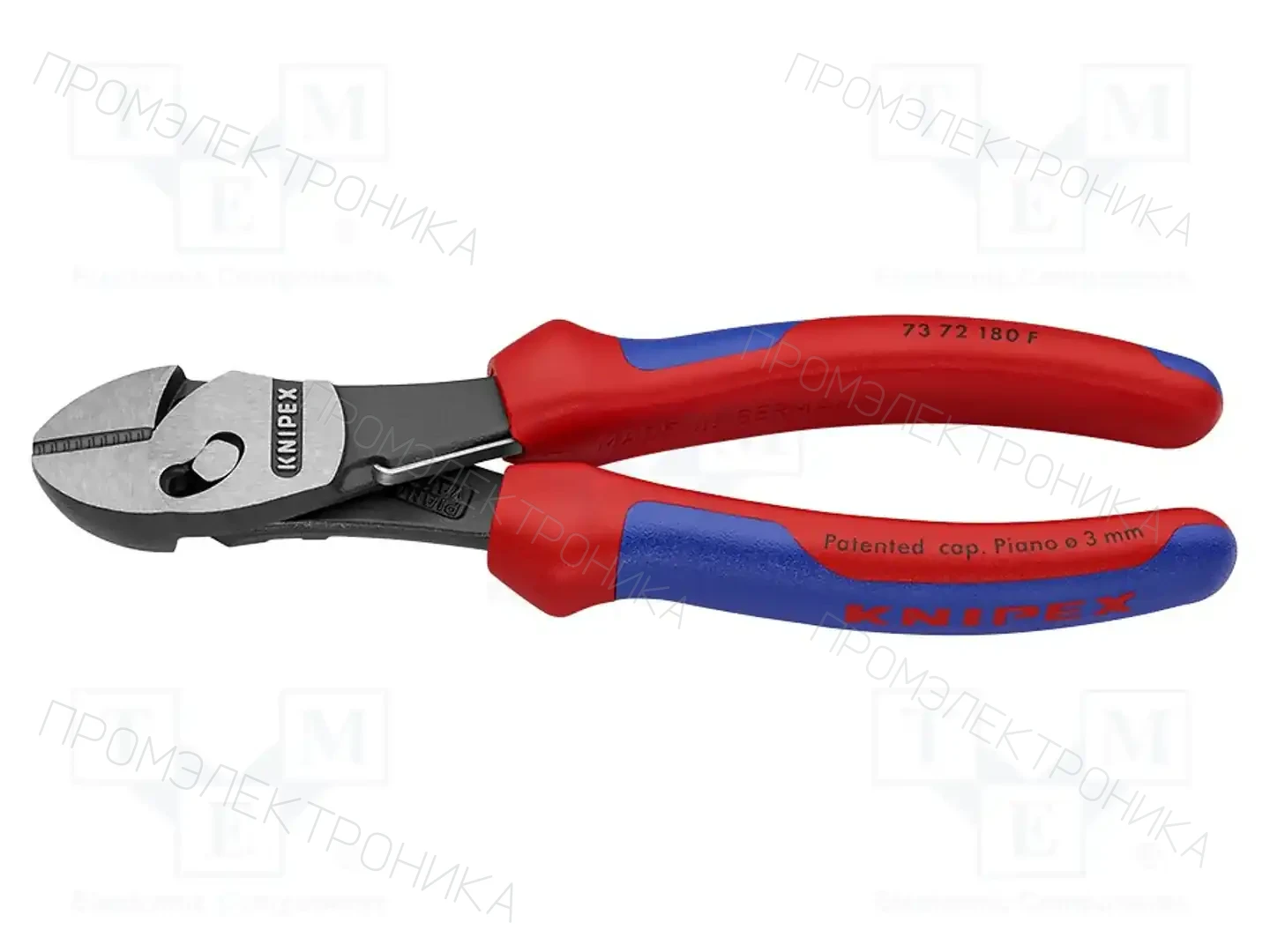KNIPEX 73 72 180 F — Клещи-кусачки для резки