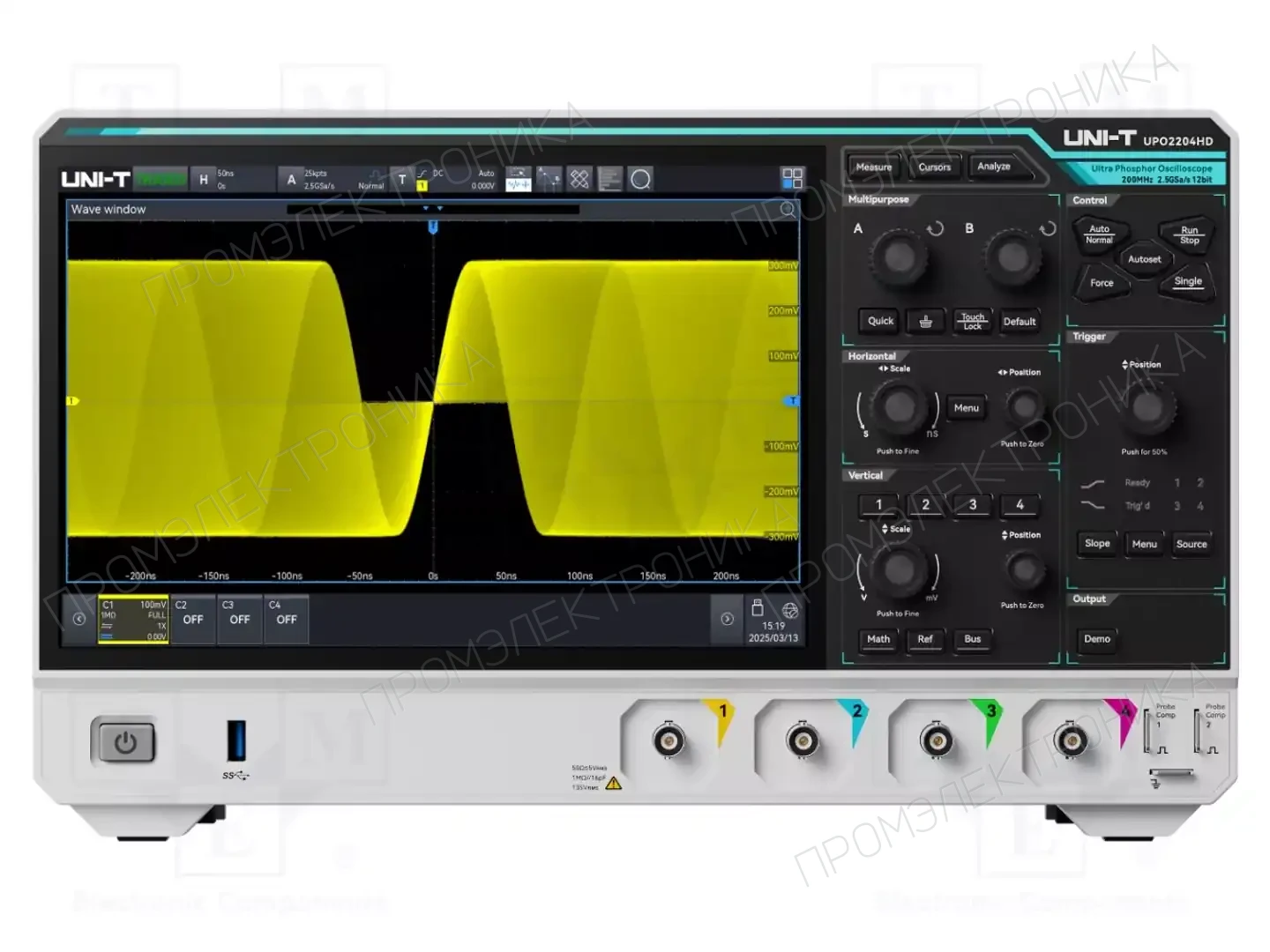 UNI-T UPO2204HD — Осциллоскопы цифровые