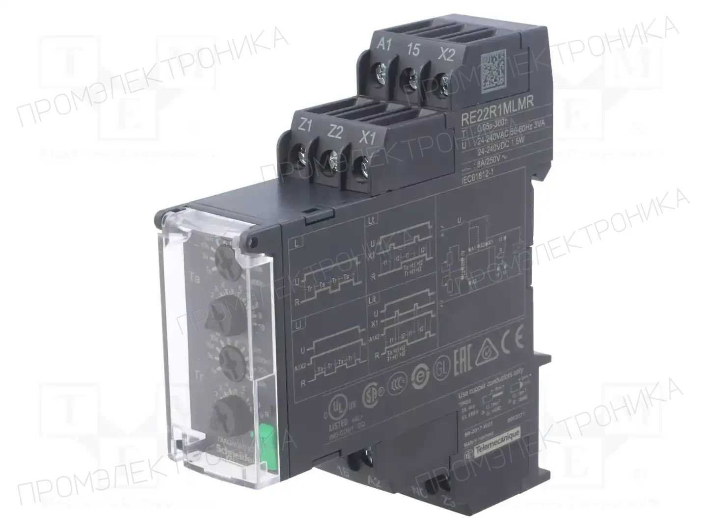 SCHNEIDER ELECTRIC RE22R1MLMR — Временные аналоговые реле