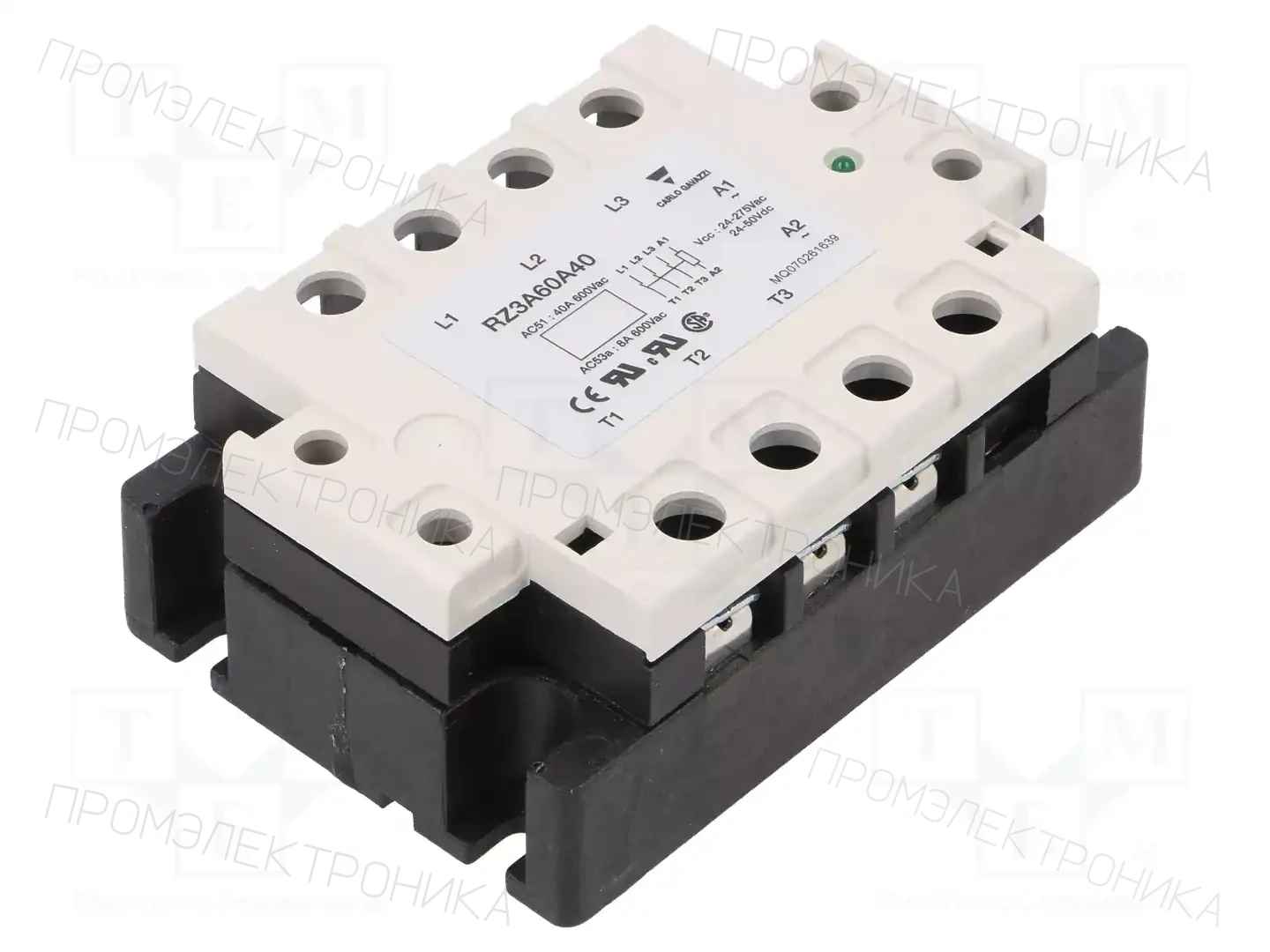 CARLO GAVAZZI RZ3A60A40 — Реле SSR трехфазные