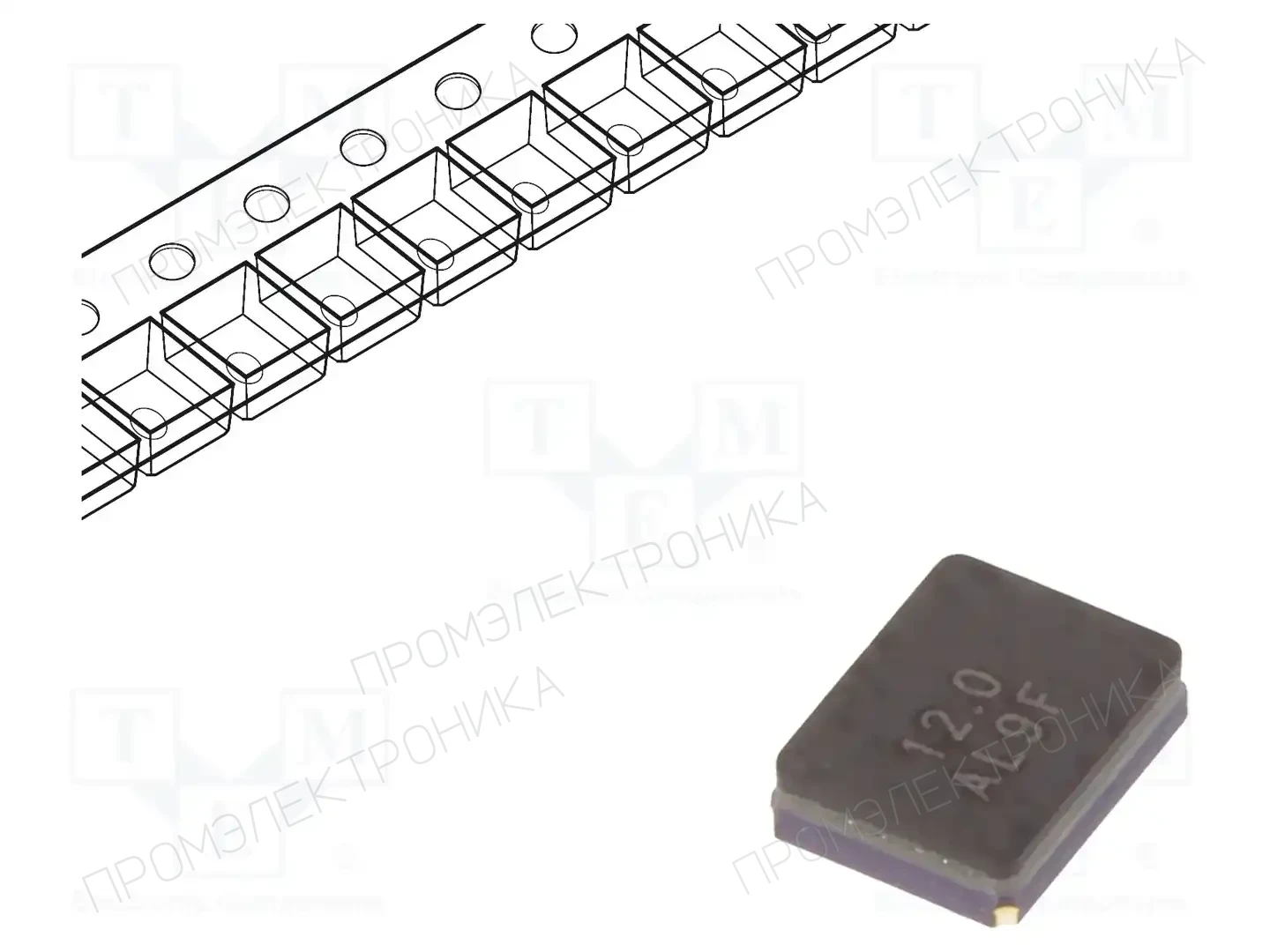ABRACON ABM8G-12.000MHZ-18-D2Y-T — Резонаторы и генераторы