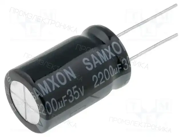 SAMXON KM 2200U/35V — Конденсаторы электролитические THT