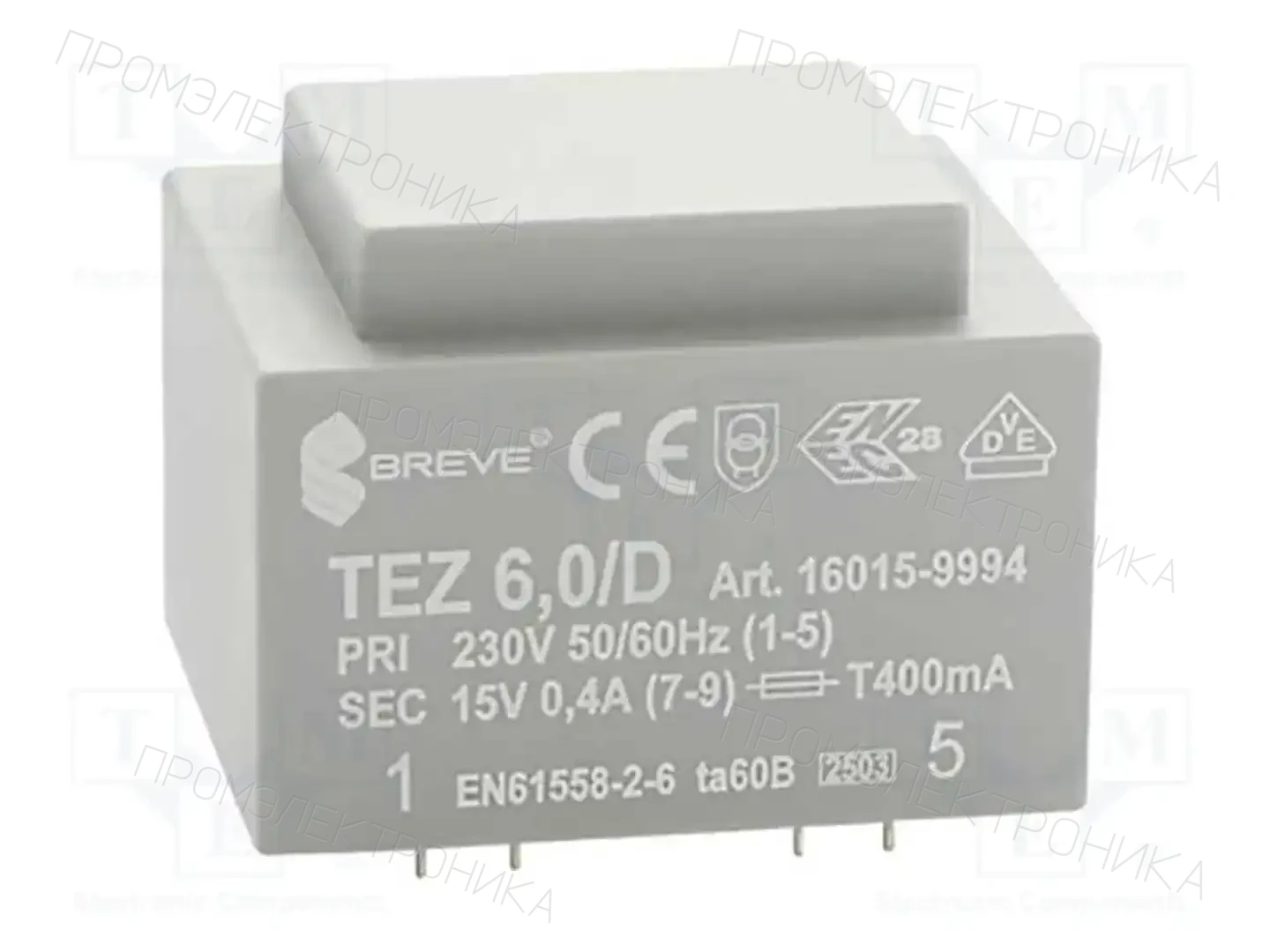 BREVE TUFVASSONS 16015-9994 — Трансформаторы PCB