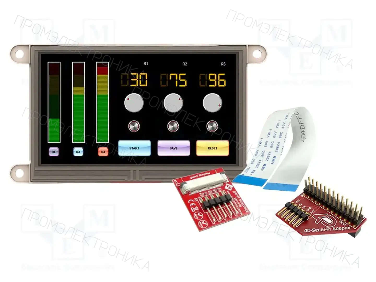 4D Systems GEN4-ULCD-43D-PI — Интеллигентные дисплеи