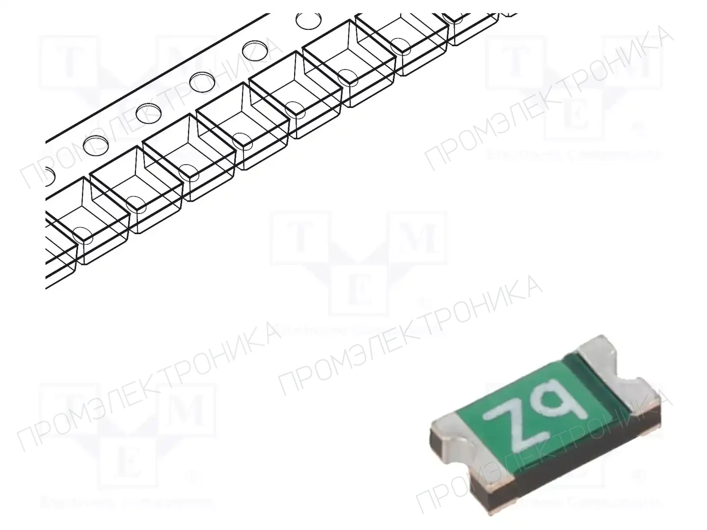 BEL FUSE 0ZCJ0016FF2E — Предохранители полимерные SMD