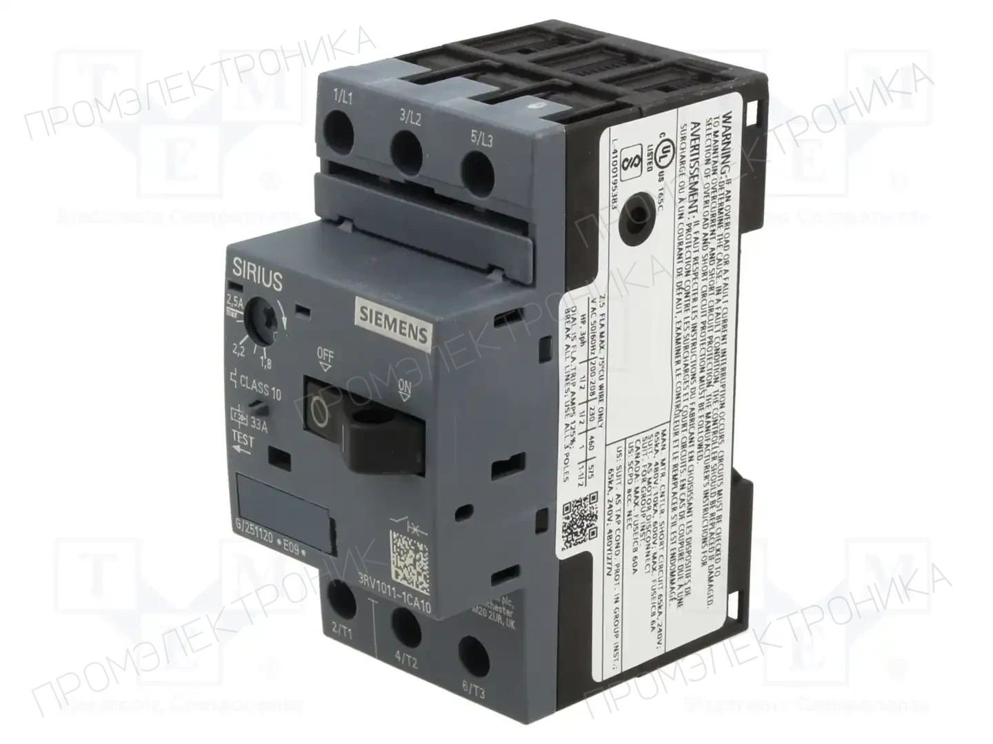 SIEMENS 3RV1011-1CA10 — Выключатели двигательные