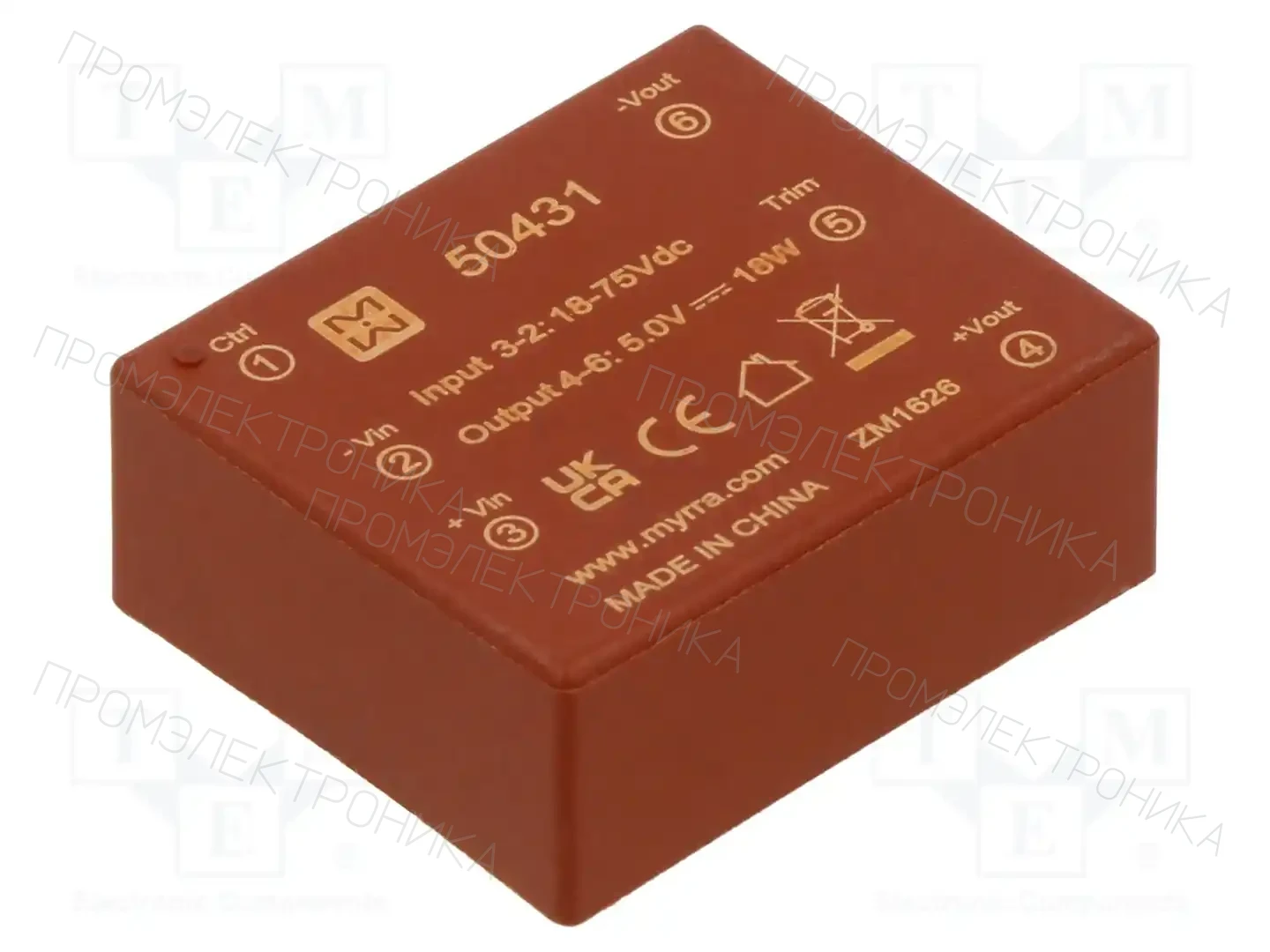 MYRRA 50431 — Преобразователи DC/DC