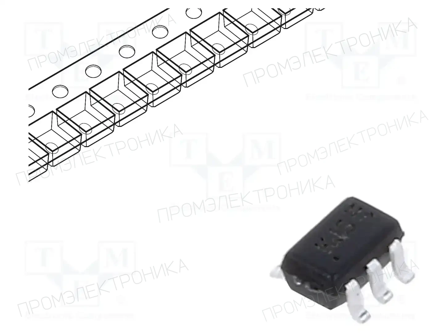 DIODES INCORPORATED BAS21DWA-7 — Универсальные диоды SMD