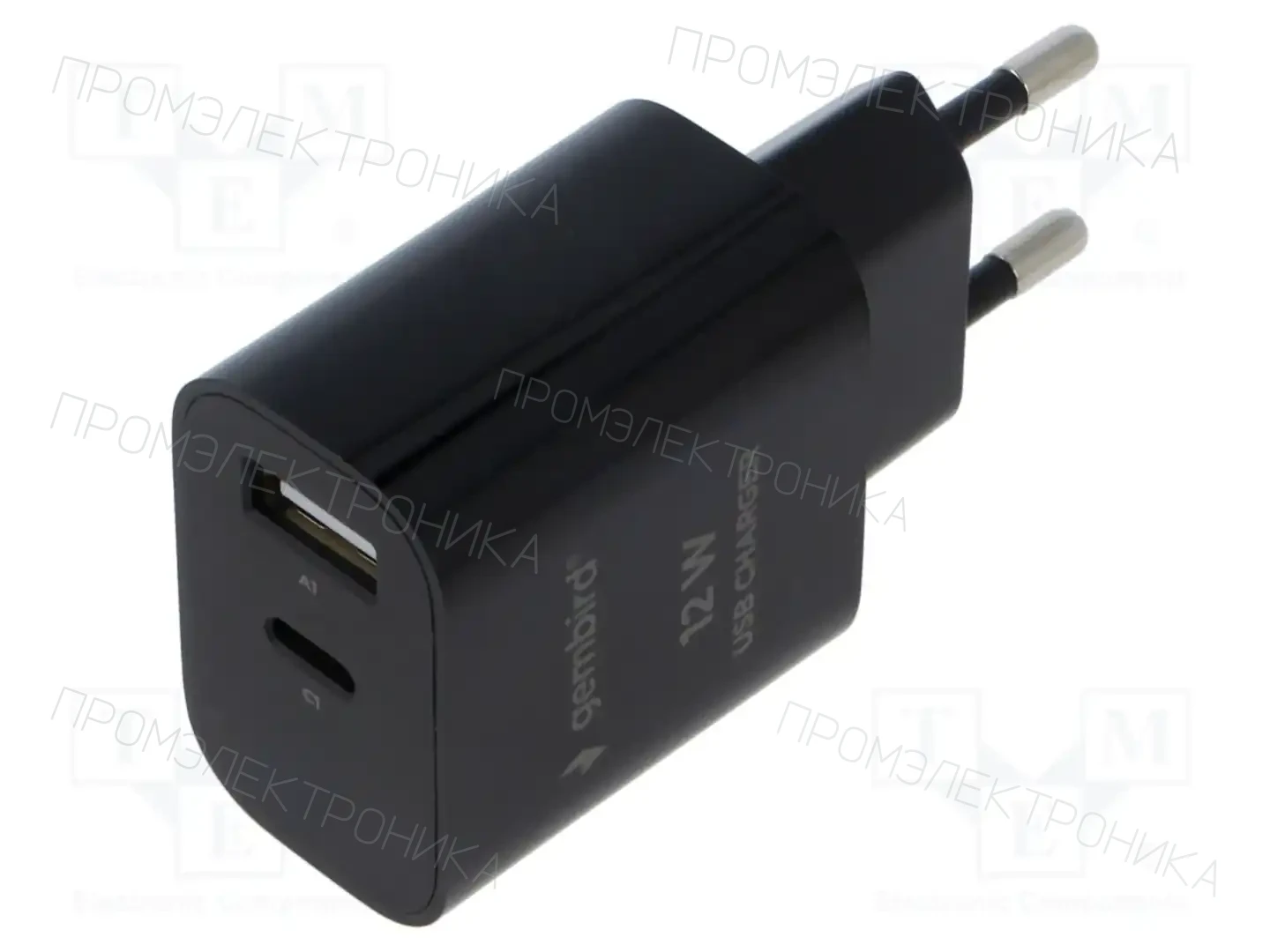 GEMBIRD TA-UC-2AC12-01-BK — Штекерные блоки питания