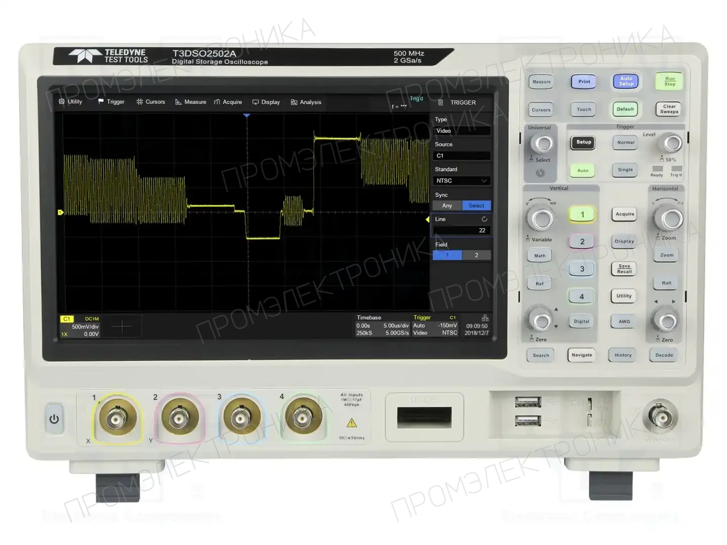 TELEDYNE LECROY T3DSO2502A — Осциллоскопы цифровые