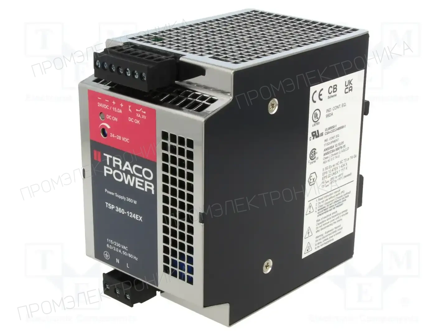 TRACO POWER TSP 360-124 EX — Блоки питания на DIN-рейку