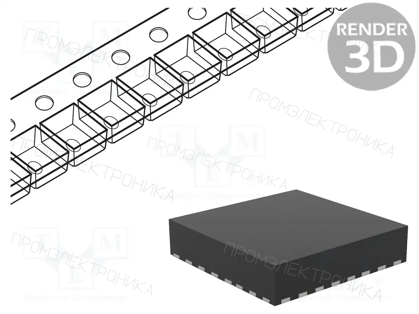Microchip Technology MCP19061-E/RTB — Драйверы - микросхемы