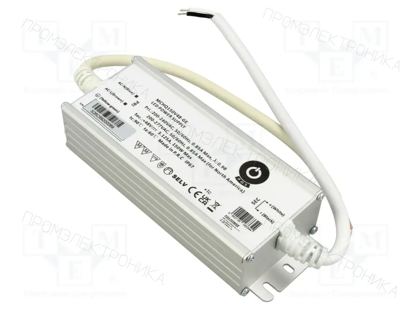 POS MCHQ150V48-GE — Блоки питания для LED
