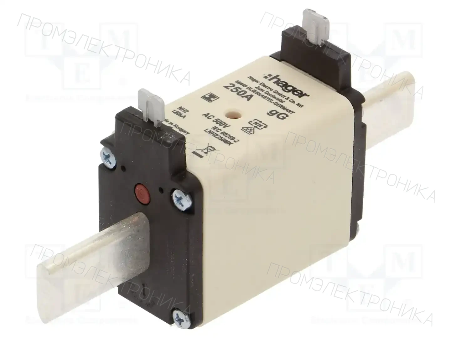 HAGER LNH2250MK — Предохранители NH