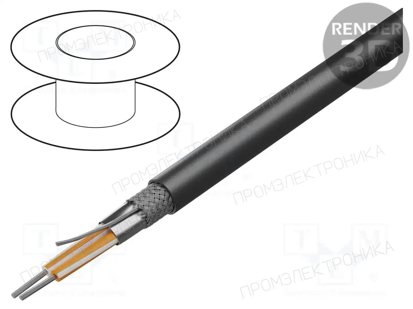 ALPHA WIRE 6453 BK005 — Провода телекоммуникационные
