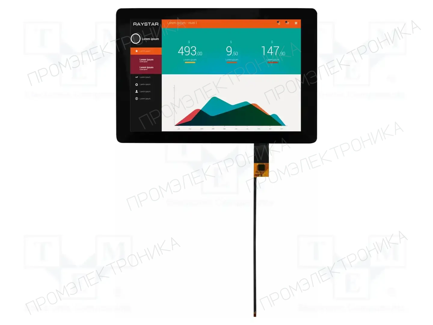 RAYSTAR OPTRONICS RFK1010K-AYW-LNG — Дисплеи TFT
