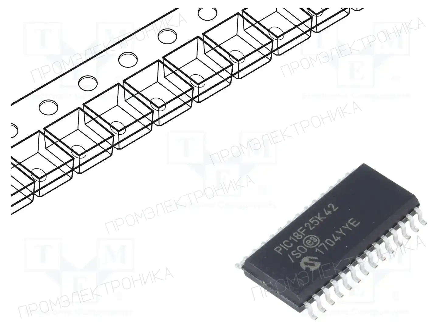Microchip Technology PIC18F25K42-I/SO — Линейка PIC 8-bit